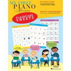My First Piano Adventure - Flashcard Sheets