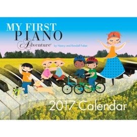 Faber Piano Adventures - 2017 My First Piano Adventure Calendar